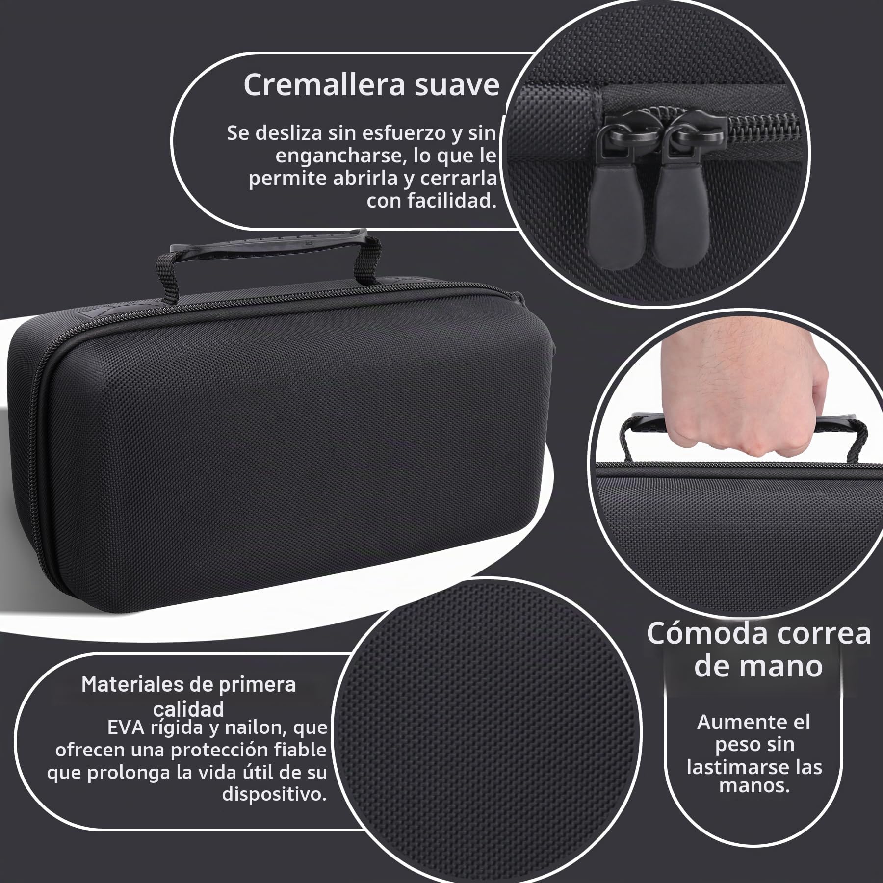 co2CREA Duro Viajar Caja Estuche Funda para Anker SOLIX Estación Eléctrica Portátil Outdoor Generador Solar(Funda Solo,Case Only)