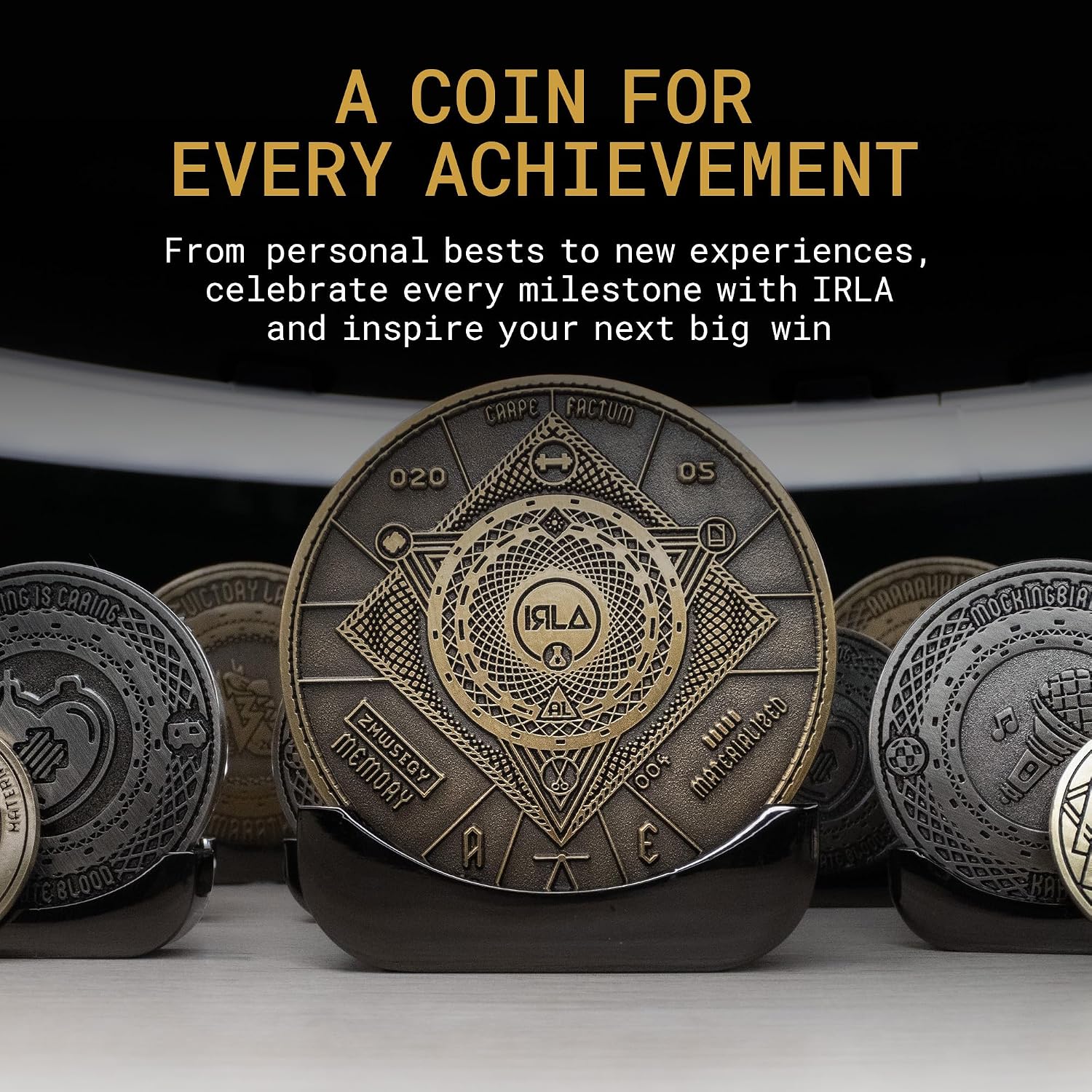 Antsy Labs IRLA, In Real Life Achievements, Videogame for Adults, Real-Life Goals and Motivation Tokens for Gamifying Your Journey, Earnable Collectibles for Personal Milestones & Daily Wins image 4
