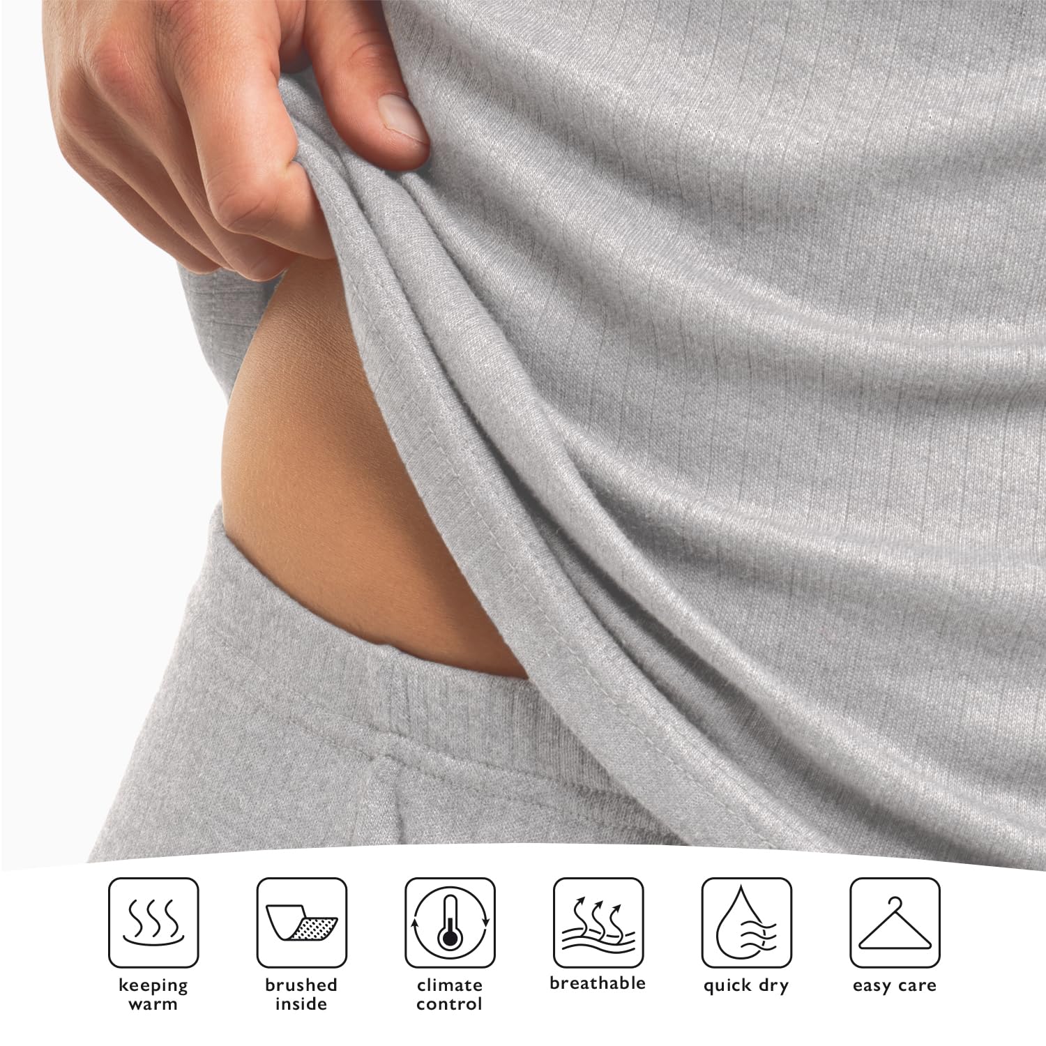 Celodoro 2er Pack Lange Kinder Thermo Unterhose Winter Unterwäsche