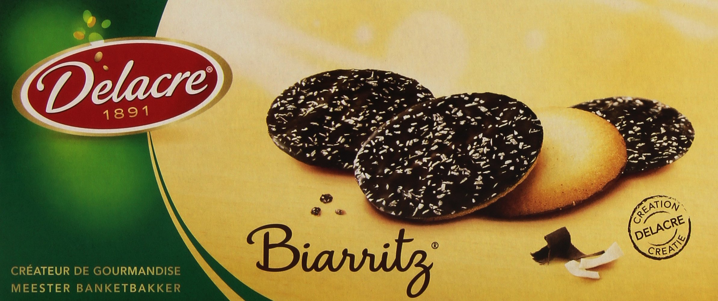 Delacre Biscuits Biarritz 125 g - Lot de 6