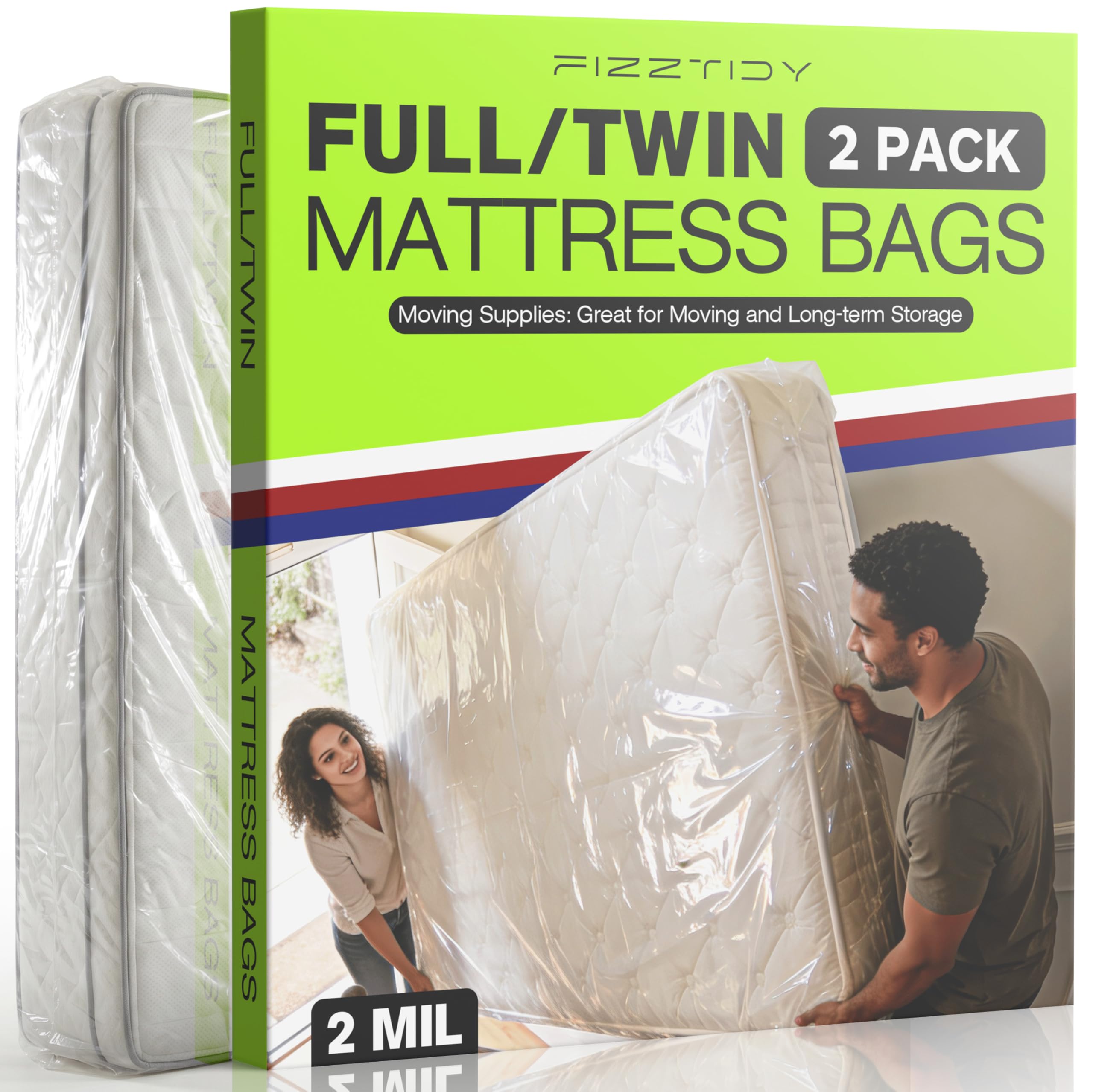 FizzTidy 2 Pack Mattress Bags - mattress protectors and encasements | Mubboo