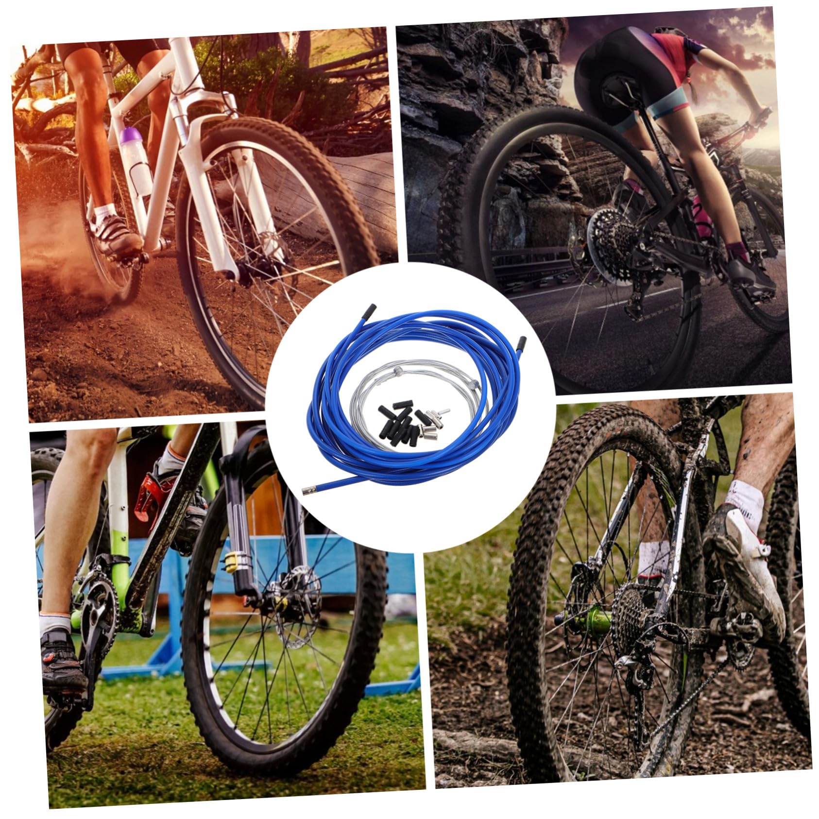 Cavo Freno Bici 2 Set in Acciaio Inox per Bici da Strada e Pieghevoli