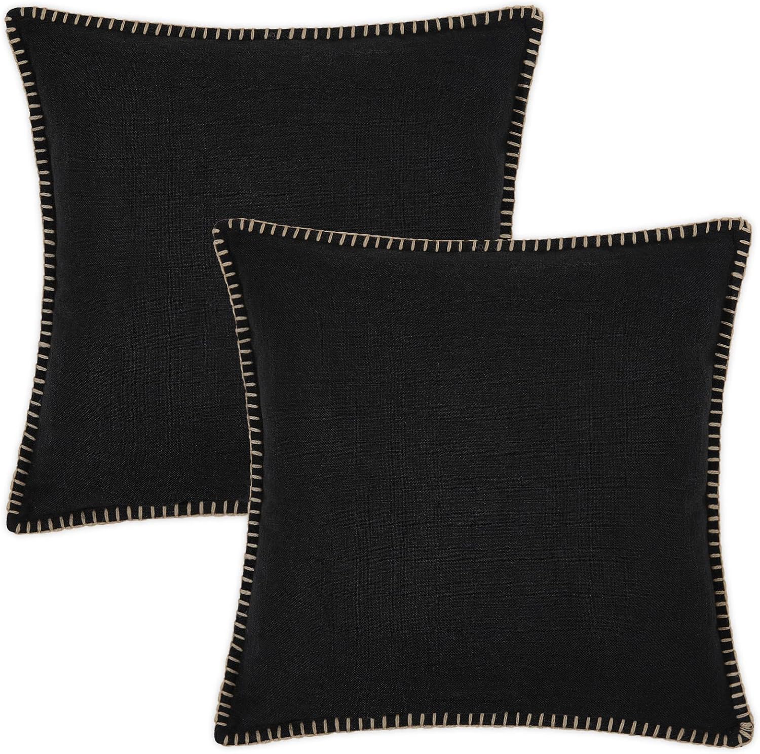 decorUhome Decorative Outdoor Throw Pillow Covers 22x22 Set