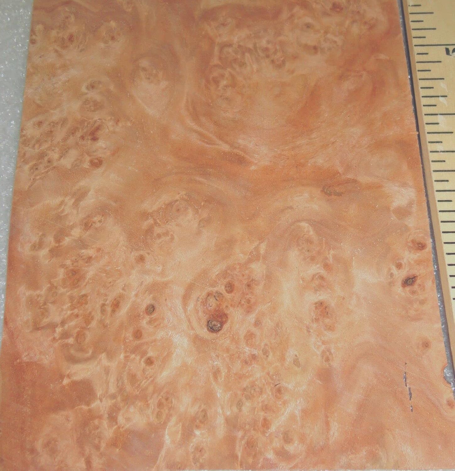 Willow/Chestnut/Maple/Pepperwood Wood Veneer 5" x 6" with no Backing 1/42" Thick