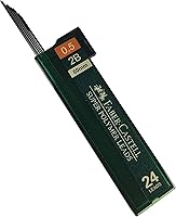 Vista 3 de Faber-Castell 0.5mm 2B Mechanical Pencil Refills (96 Leads, 4 Tubes of 24 Leads Each)