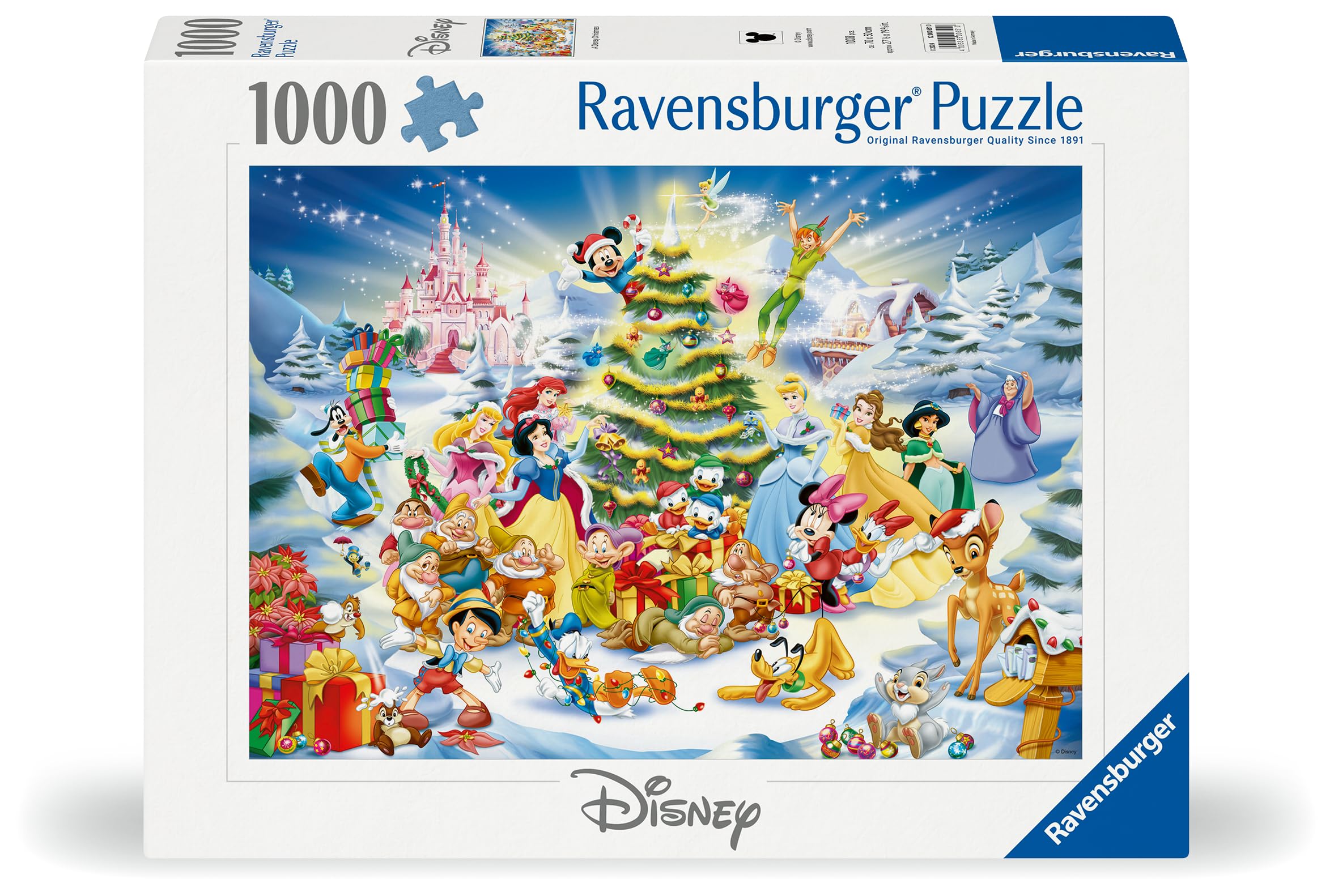 Ravensburger Disney Christmas Jigsaw Puzzle 1000 Pieces for Adults and Kids Age 12 Years Up, Multicolor - Image 3