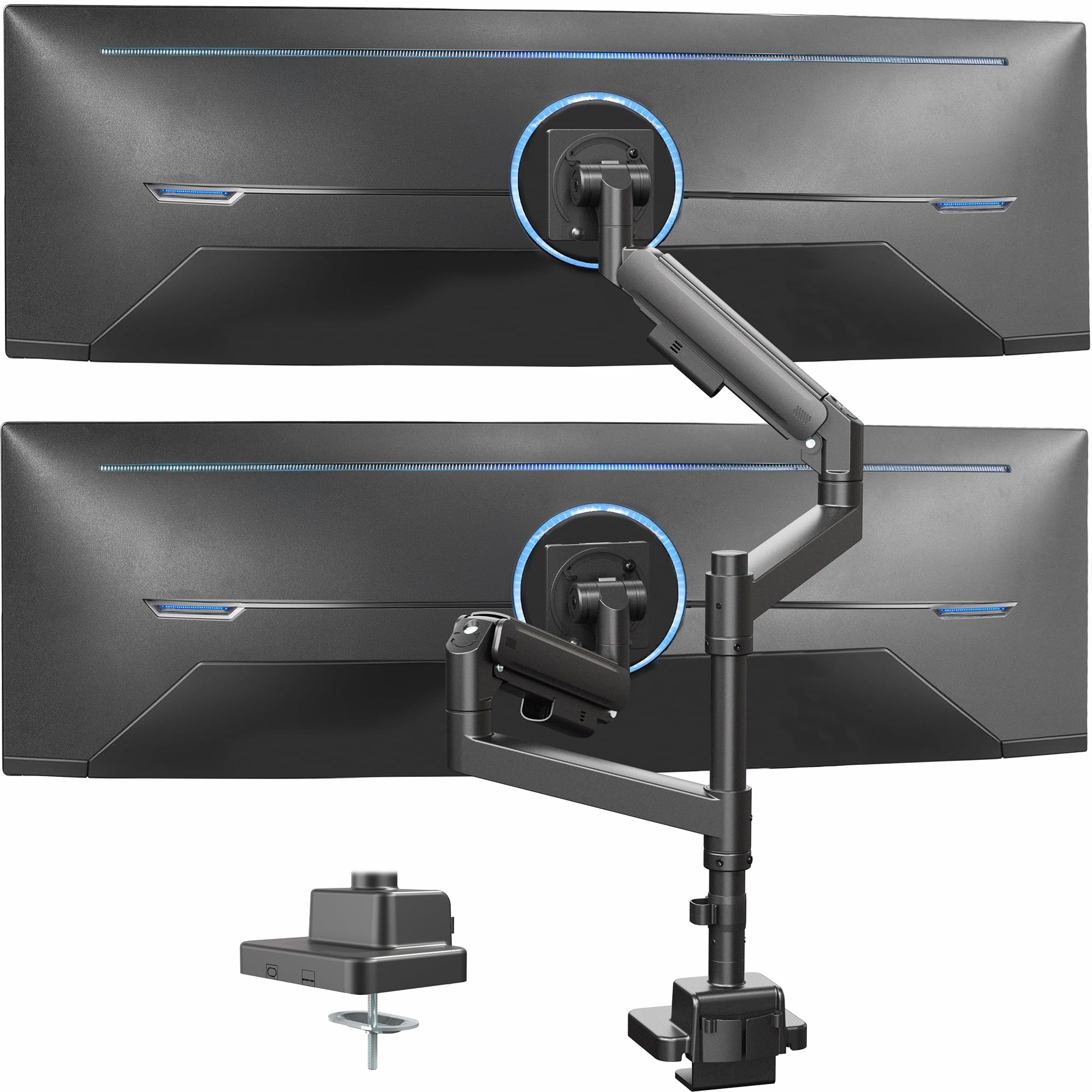 Amazon.com: VIVO Dual Ultrawide Monitor Arms with Pole, 57 inch