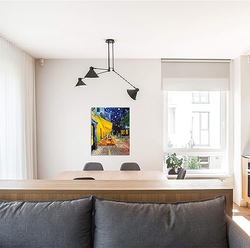 Miniatura 1459 de A&T ARTWORK The Starry Night de Vincent Van Gogh. Tamaño del marco: 36 x 30 pulgadas, tamaño de la imagen: 30 x 24 pulgadas, reproducciones clásicas