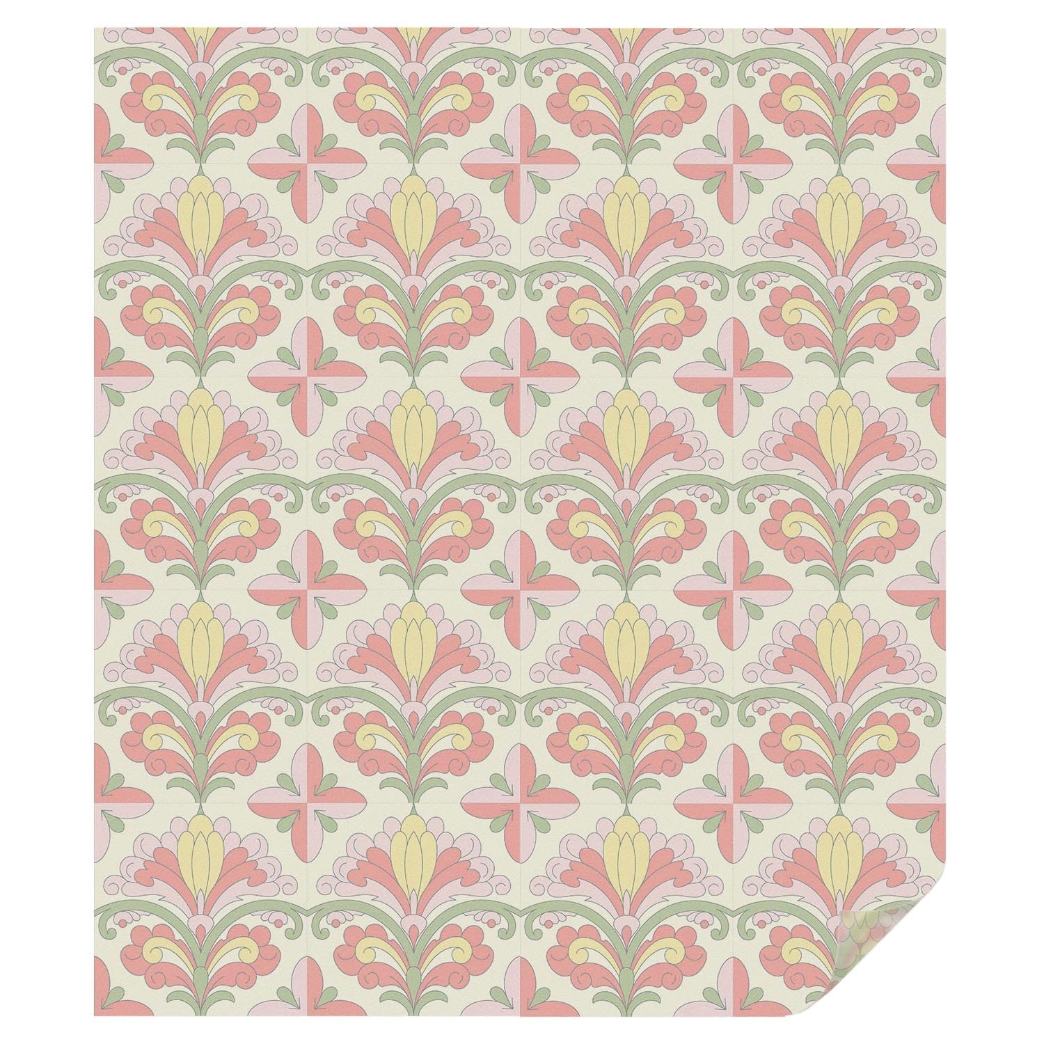 Film intimité pour cacher le vis-à-vis d'une fenêtre avec un motif vitrail floral