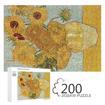 Amazon.co.jp: ジグソーパズル 200ピース ゴッホ ひまわり