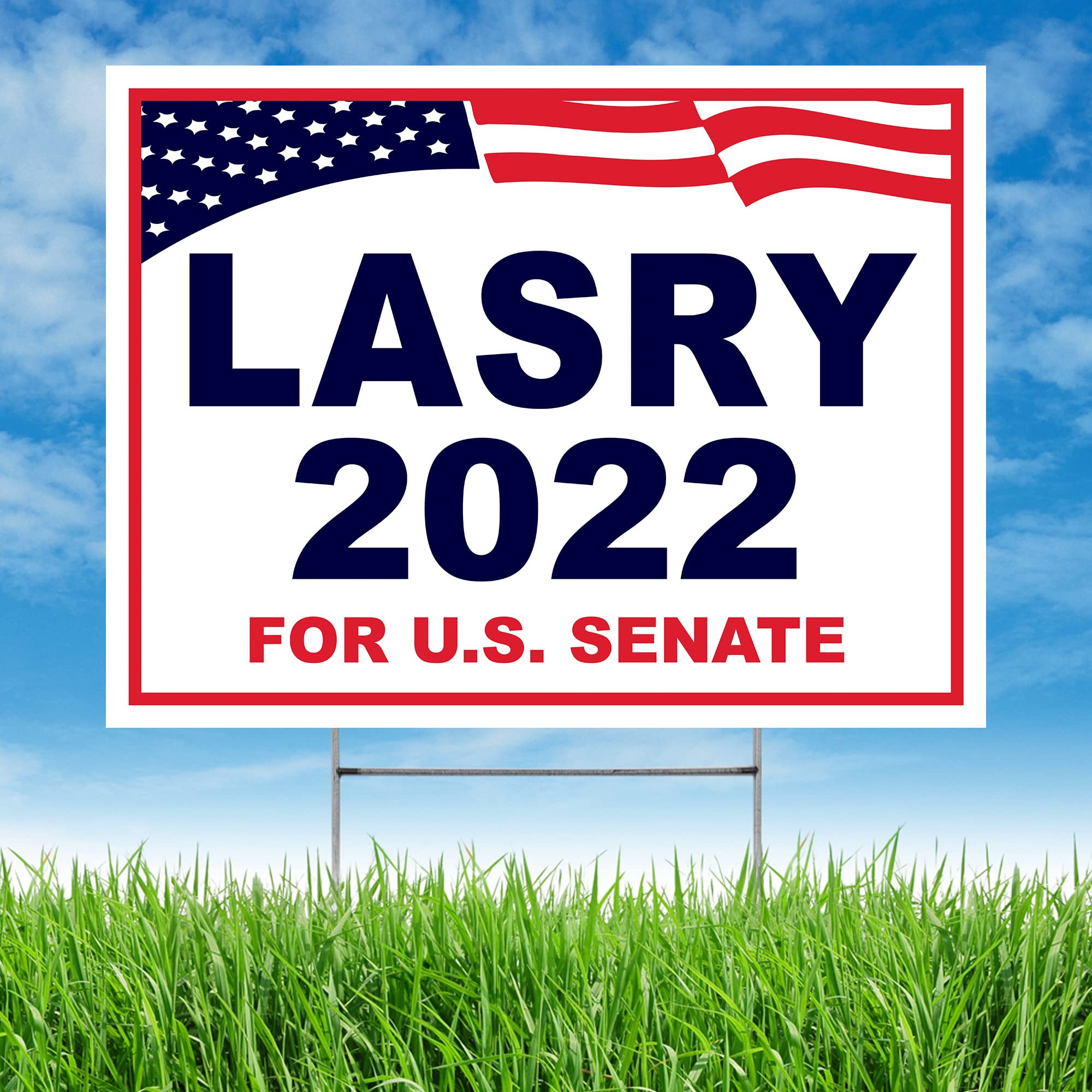 Amazon.com : Note Card Café Political Sign 2022 Wisconsin Senator Election  | Alex Lasry | Democratic Party | Made in America | Stars and Stripes | 4  Pack : Patio, Lawn & Garden