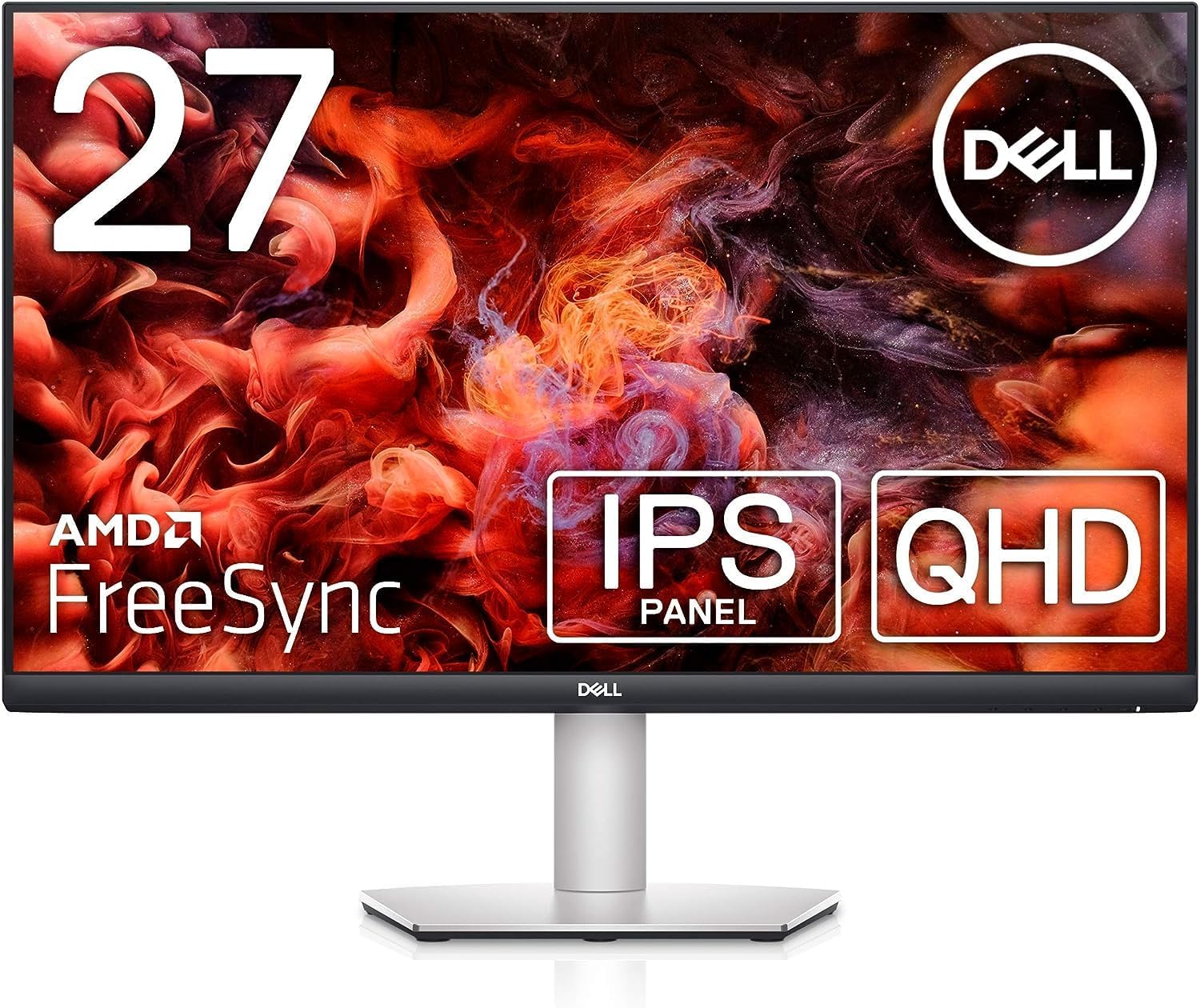 Dell LCD monitor S2721DS 27 . IPS. QHD. 2560 x 1440. 16:9. 4 ms. 350 cd/m². Black/Silver