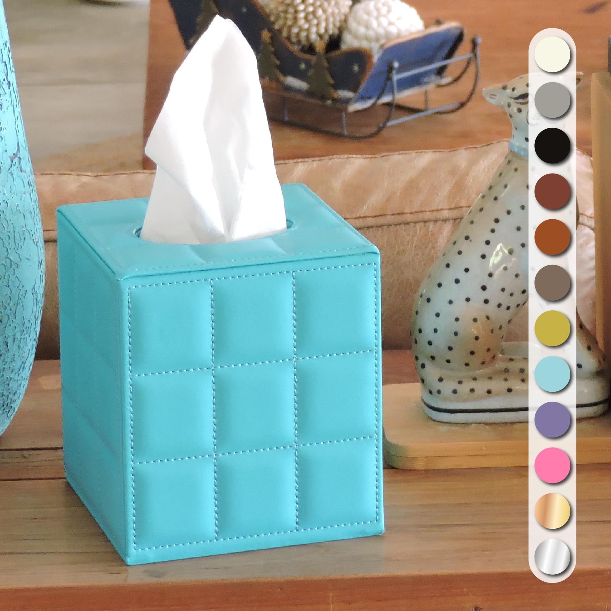 Amazon.com: Luxury 5 Star Hotel Style Tissue Box Cover - Sturdy