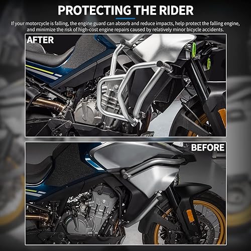 Miniatura 4 de Para CF-Moto 800MT MT800 MT 800 MT CF800MT 2021 2022 2023 Protector de motor de motocicleta, barras de choque de carretera, marco de jaula