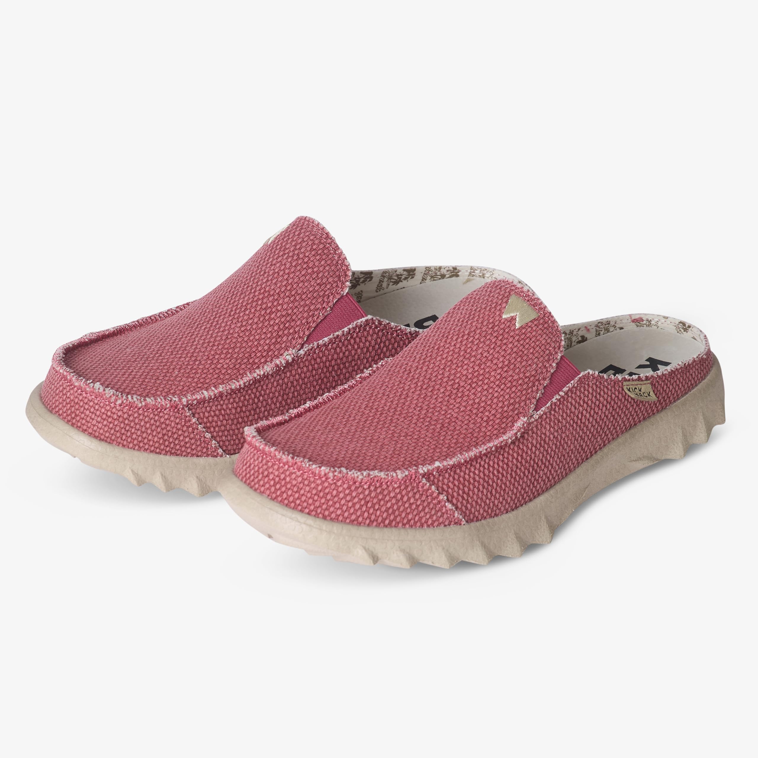 Kickback Chaise Classic Herren‑Mules ohne Ferse – Casual Slip‑On Clogs aus Canvas – Bequeme Sommer, Strand‑ und Reiseschuhe für Innen‑ und Außenbereich mit Rutschfester Sohle