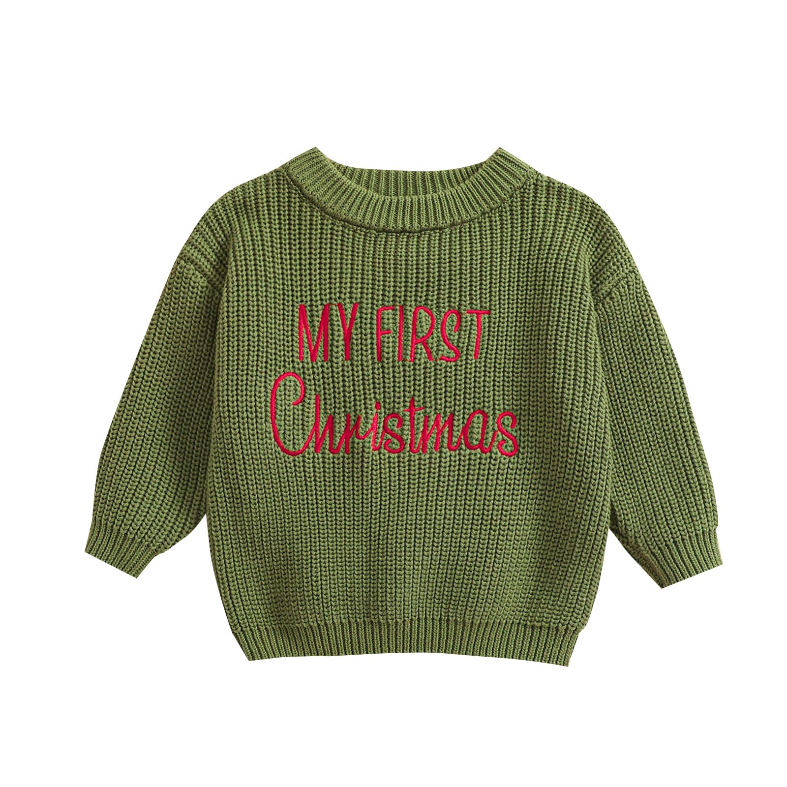 LSFYSZD Toddler Baby Girls Boys Halloween Pumpkin Sweaters Long Sleeve Crew Neck Winter Warm Knitwear Pullover Jumpers Top — view 166