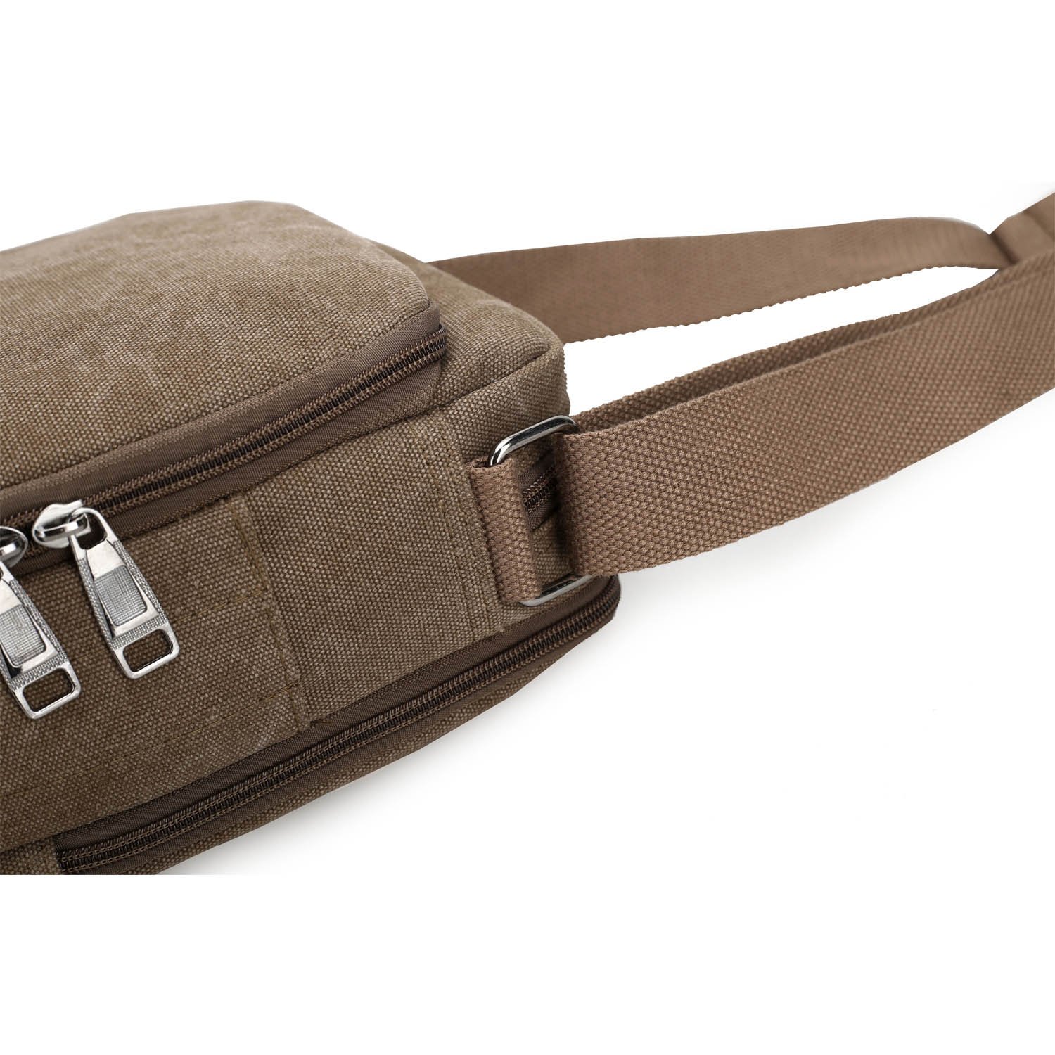 Sac bandoulière Homme Sac Besace Vintage Petit Porté épaule Sac en Toile Sacoche de Voyage pour école Université Cours Travail Sport Bourse Rétro Pochette Messager