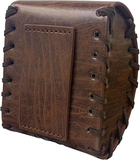 Sac De Ceinture Nordique Gaufré – Similicuir Vintage, Style Médiéval Viking | Pour JDR, Fêtes, Cosplay, Usage Quotidien