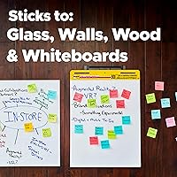 Vista 5 de Post-it Rotafolios Superadhesivos para Caballete, 25 x 30 Pulgadas, 30 Hojas/Rotafolio, 6 Rotafolios, Papel Premium Blanco Autoadhesivo de Alta