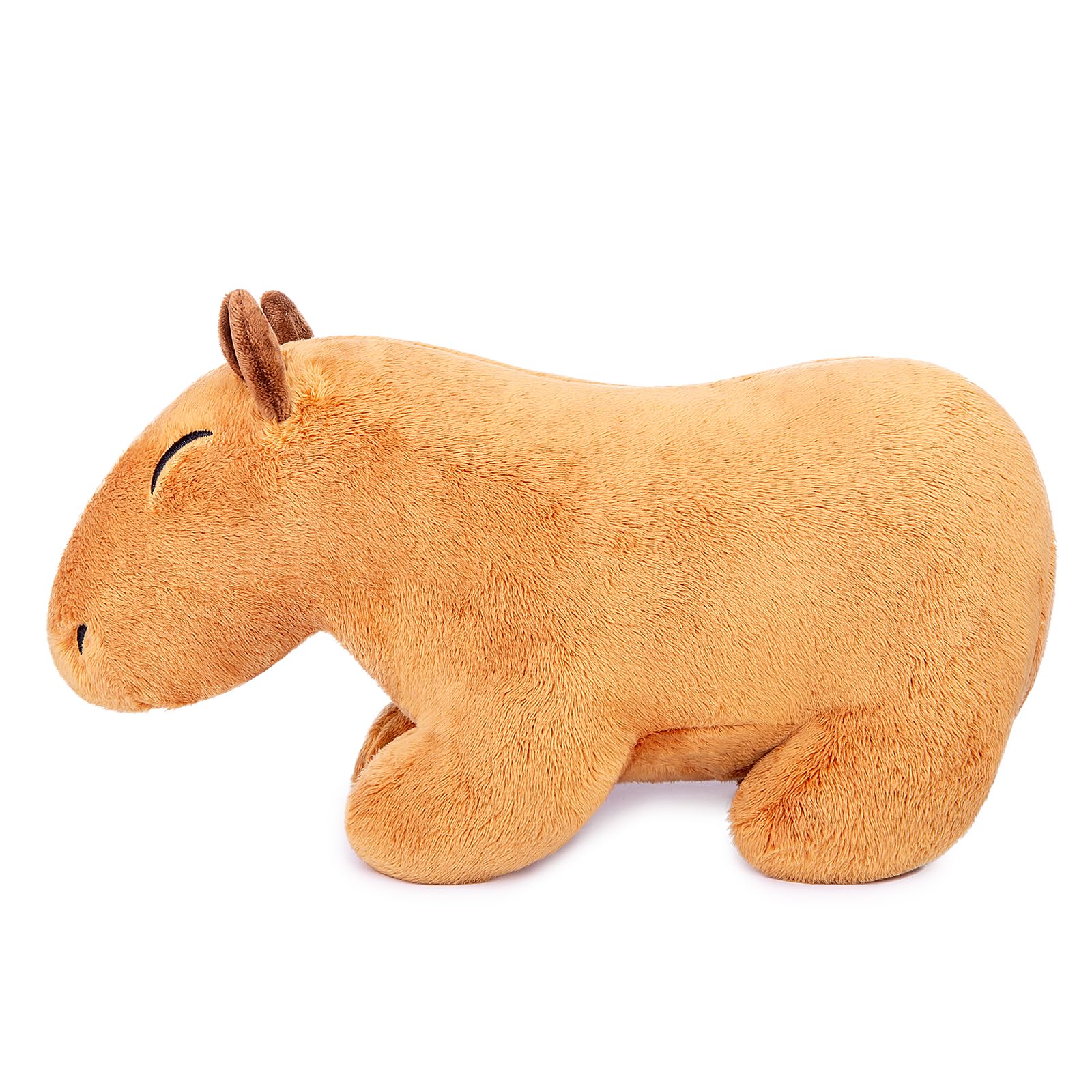 Tiny Heart Capibara Peluche 20cm/7.8" Capibara Realistica Peluche Animale Adorabile Regali Morbidi e Carini Capibara Peluche per Bambini Ragazzi e Ragazze Capibara Giocattoli per bambini marrone