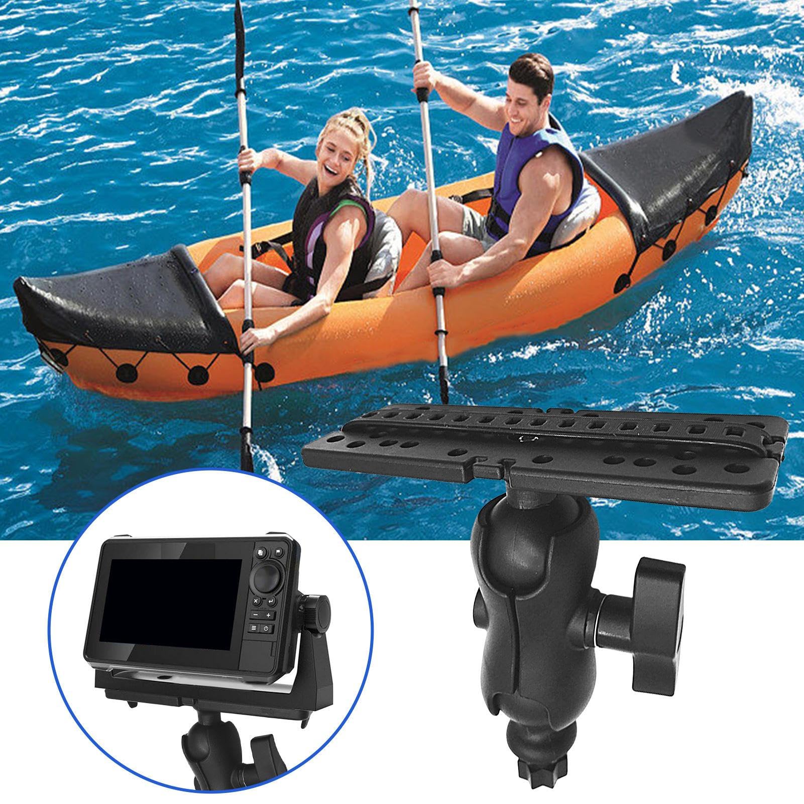 Support Pour Sondeur De Pêche – Rotation 360° Et Inclinaison 180° – Nylon + Silicone – Compatible Kayak, Canoë, Bateau