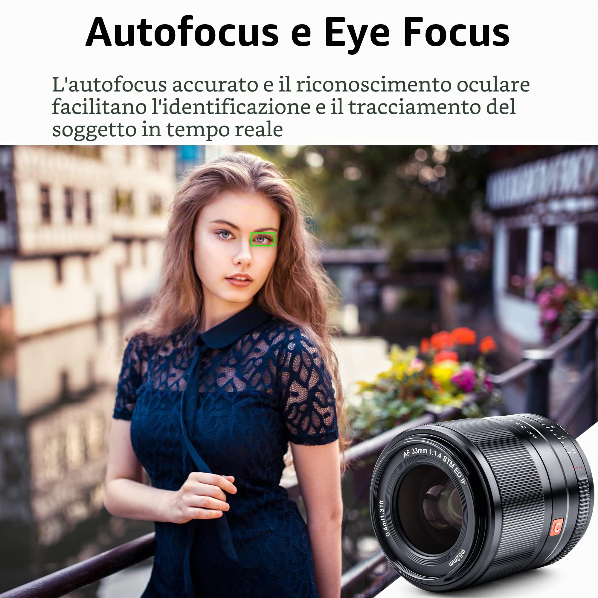 VILTROX 33mm f1.4 STM XF Auto Focus Obiettivo APS-C Compatta Grande apertura Obiettivo per Fujifilm X-mount Fotocamera X-T3 X-H1 X20 X-T30 X-T20 X-T100 X-Pro2
