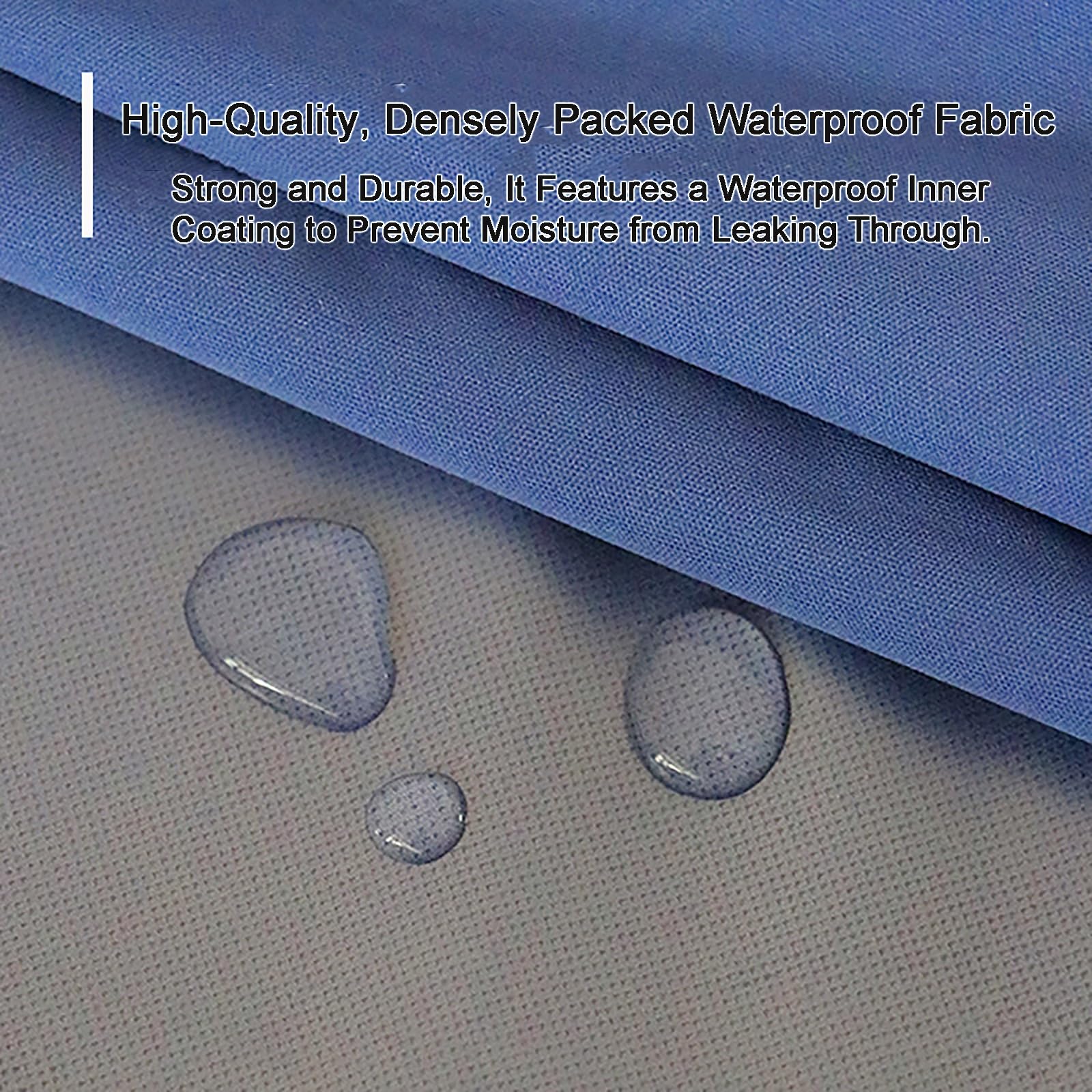 Funda para tabla de planchar, ajuste elástico para una fácil instalación, resistente a las manchas y a las quemaduras, cierre ajustable (azul, 90 x 30 x 6 cm), perfecta para uso doméstico