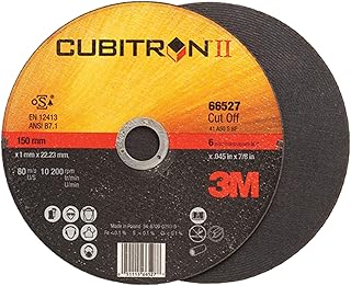 Cubitron II Cut-Off Wheel, 66541, T27, 6 in x .045 in x 7/8 in