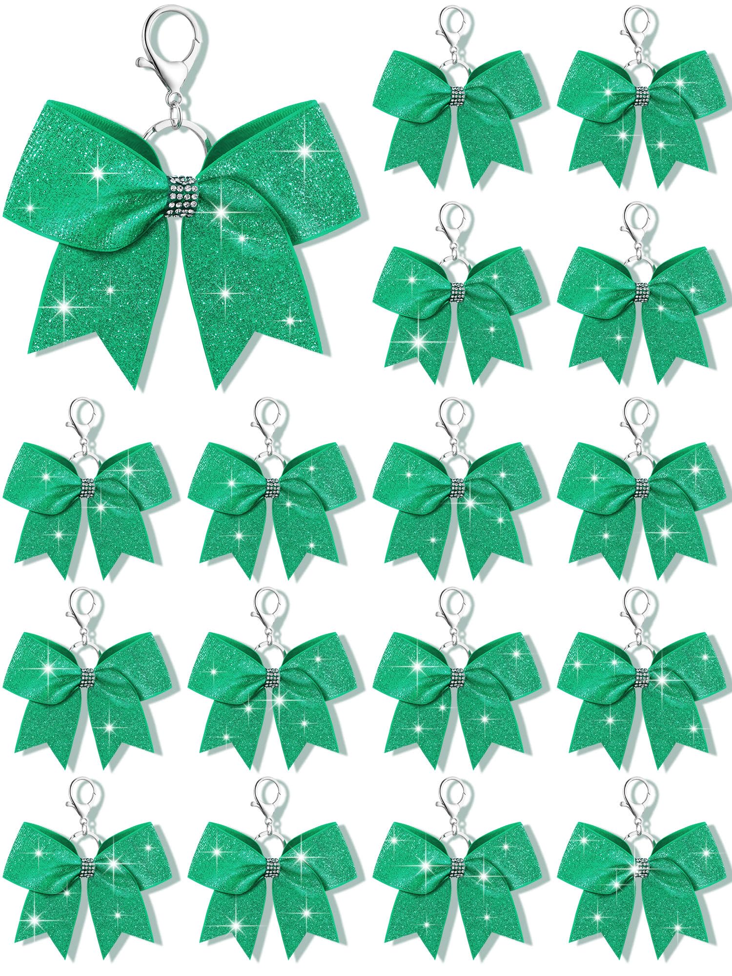 Tondiamo Cheer Bow Keychain Bulk Rhinestone