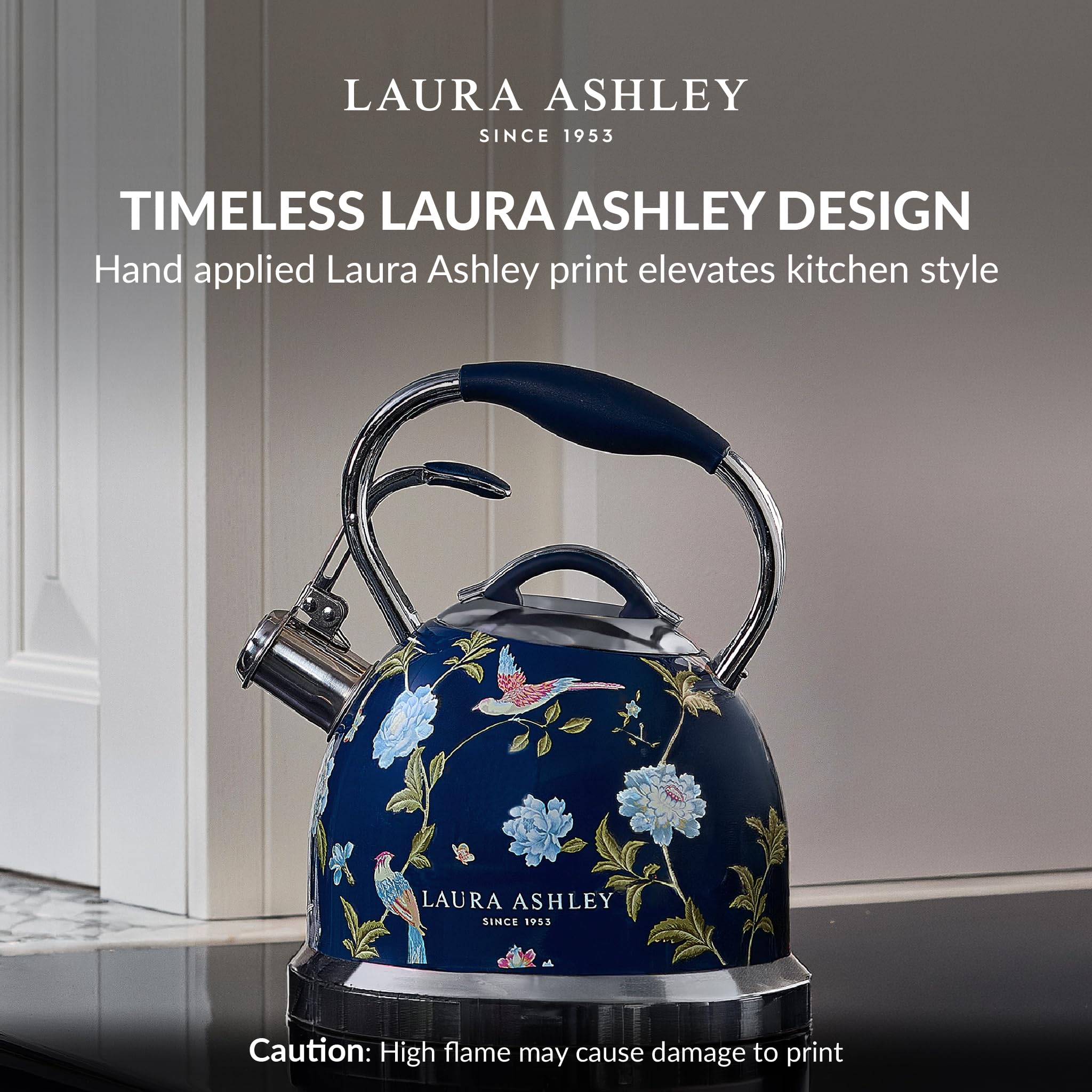 Laura Ashley Bollitore Induzione da 2,5 Litri di VQ Elveden Navy