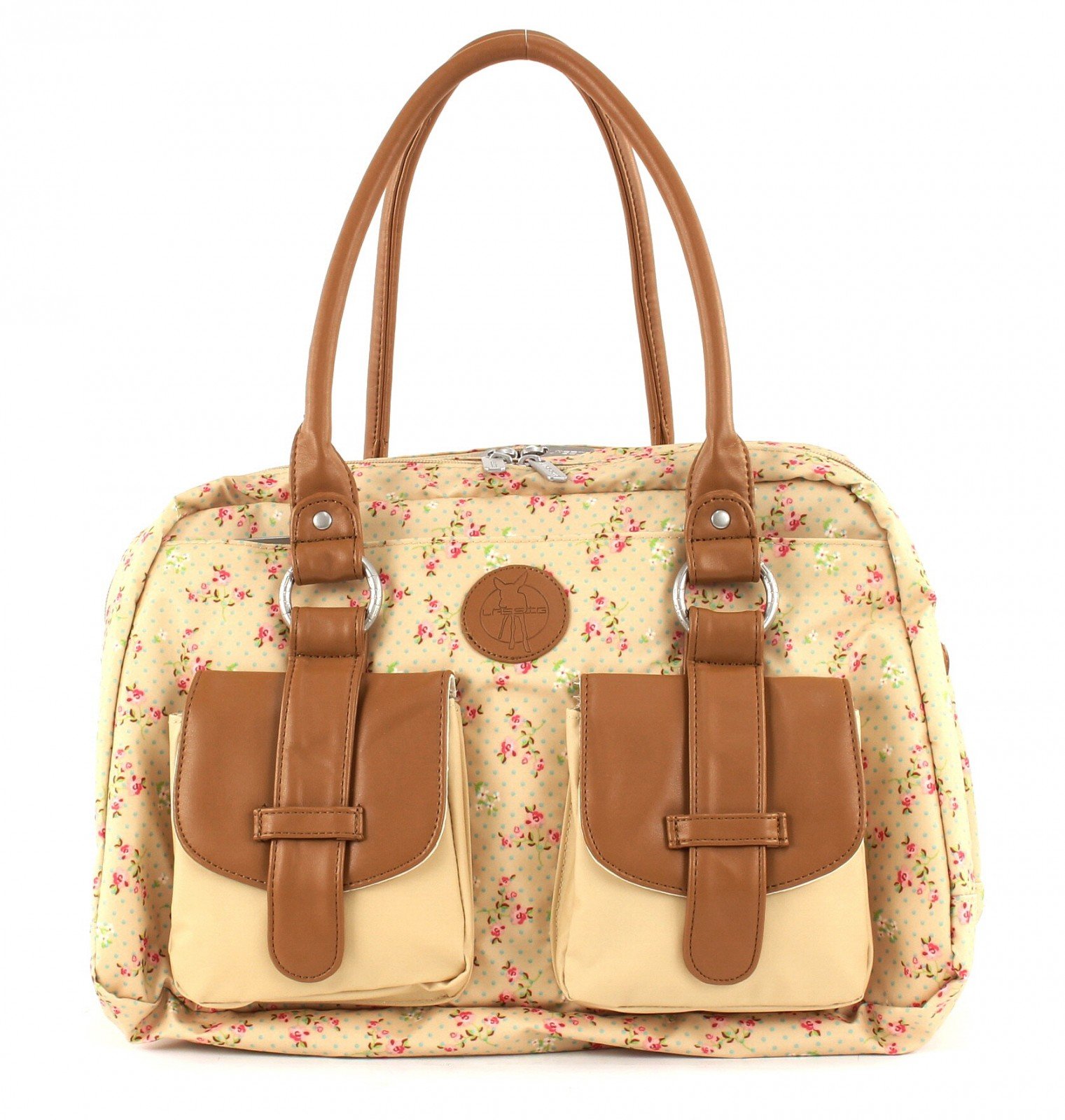 Lassig Vintage Metro Style Diaper Bag Handbag includes matching Bottle Holder, Changing Mat and...-image-45