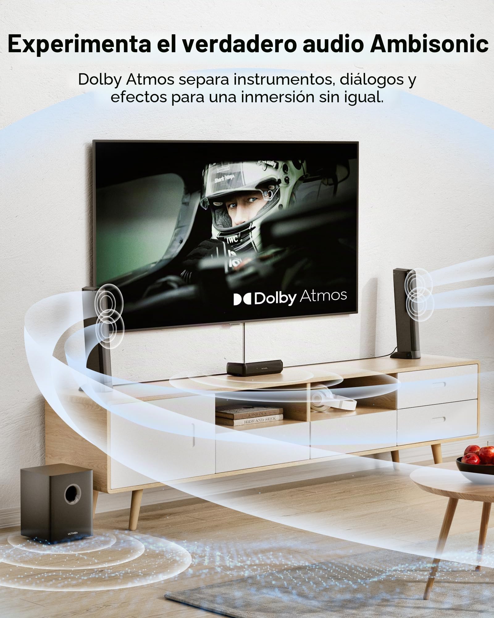ULTIMEA Barra de sonido 5.1, Apollo S80