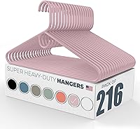 Vista 82 de Neaties Perchas de ropa súper resistentes, paquete de 20 (24 unidades), fabricadas en los Estados Unidos, capacidad de 10 libras, perchas