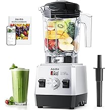 Aeitto Blenders for Kitchen with 68Oz. Large Capacity, 1800W Max Power Smoothie Blender, 3 Preset Programs &amp; 7 Speeds, Professional Countertop Blender for Smoothies, Ice Crush, Generation2 Silver