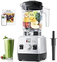 Aeitto Blenders for Kitchen with 68Oz. Jar, 1800W Max Power Smoothie Ble...