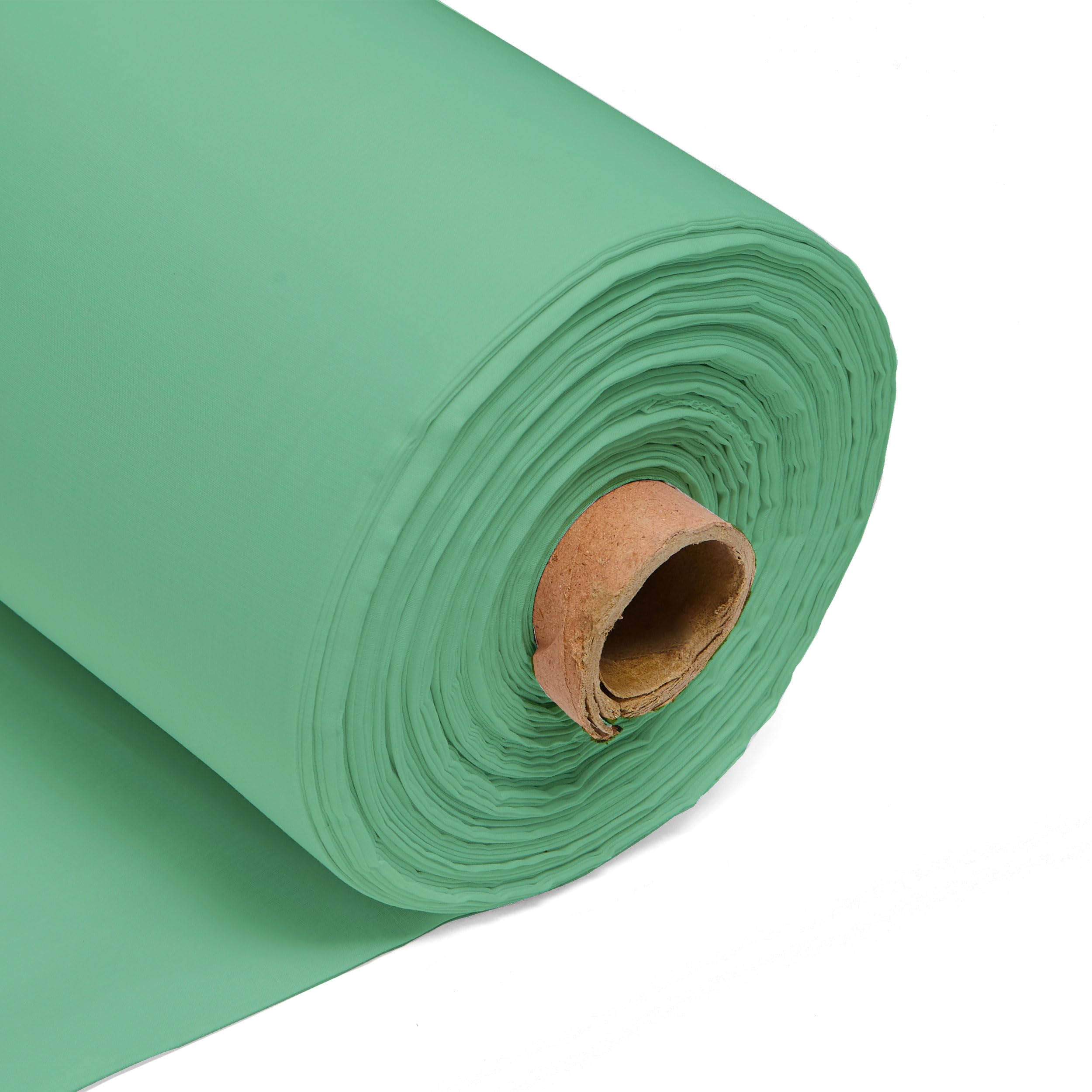 Peppermint 100% Cotton Plain Fabric – 60 Inch 150cm Wide 150GSM Material - Sewing, Dressmaking, Quilting, Curtain Linings, Pillowcases & Totes by Discount Fabrics LTD - 5Metre