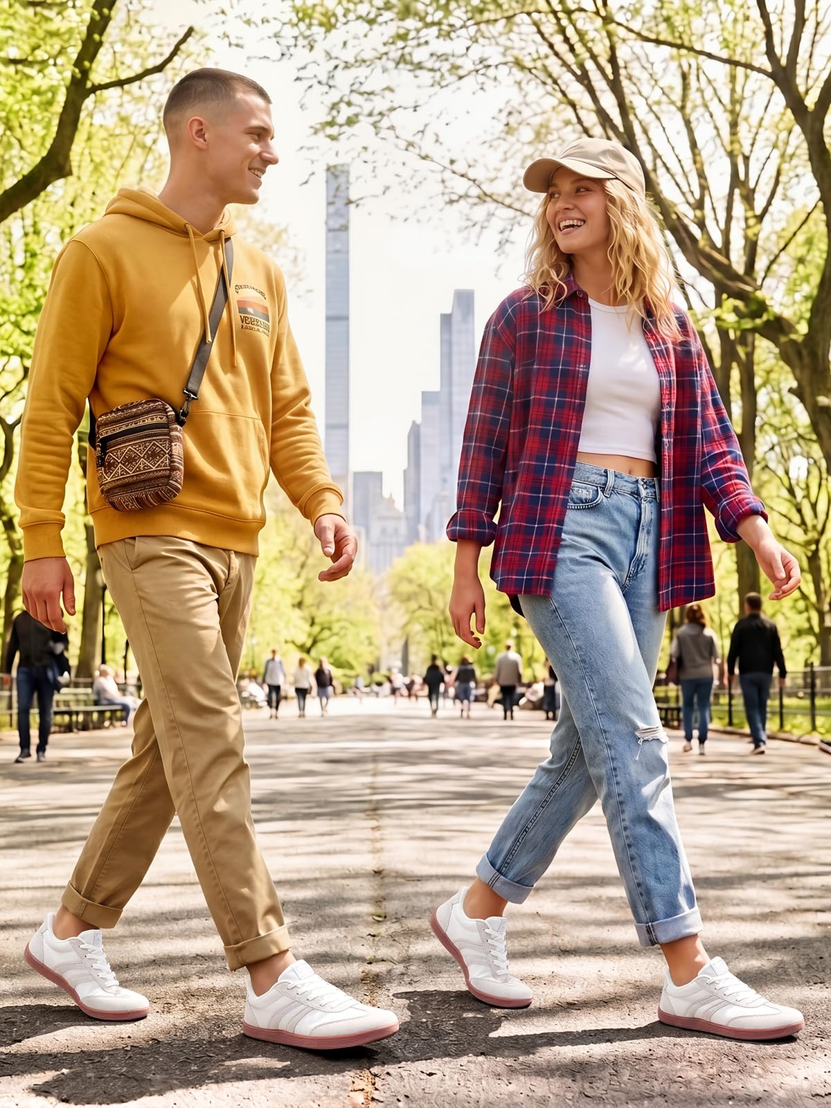 Sosenfer Barfußschuhe zum Hineinschlüpfen, breite Zehenbox, für Herren und Damen, minimalistisch, lässig, unisex