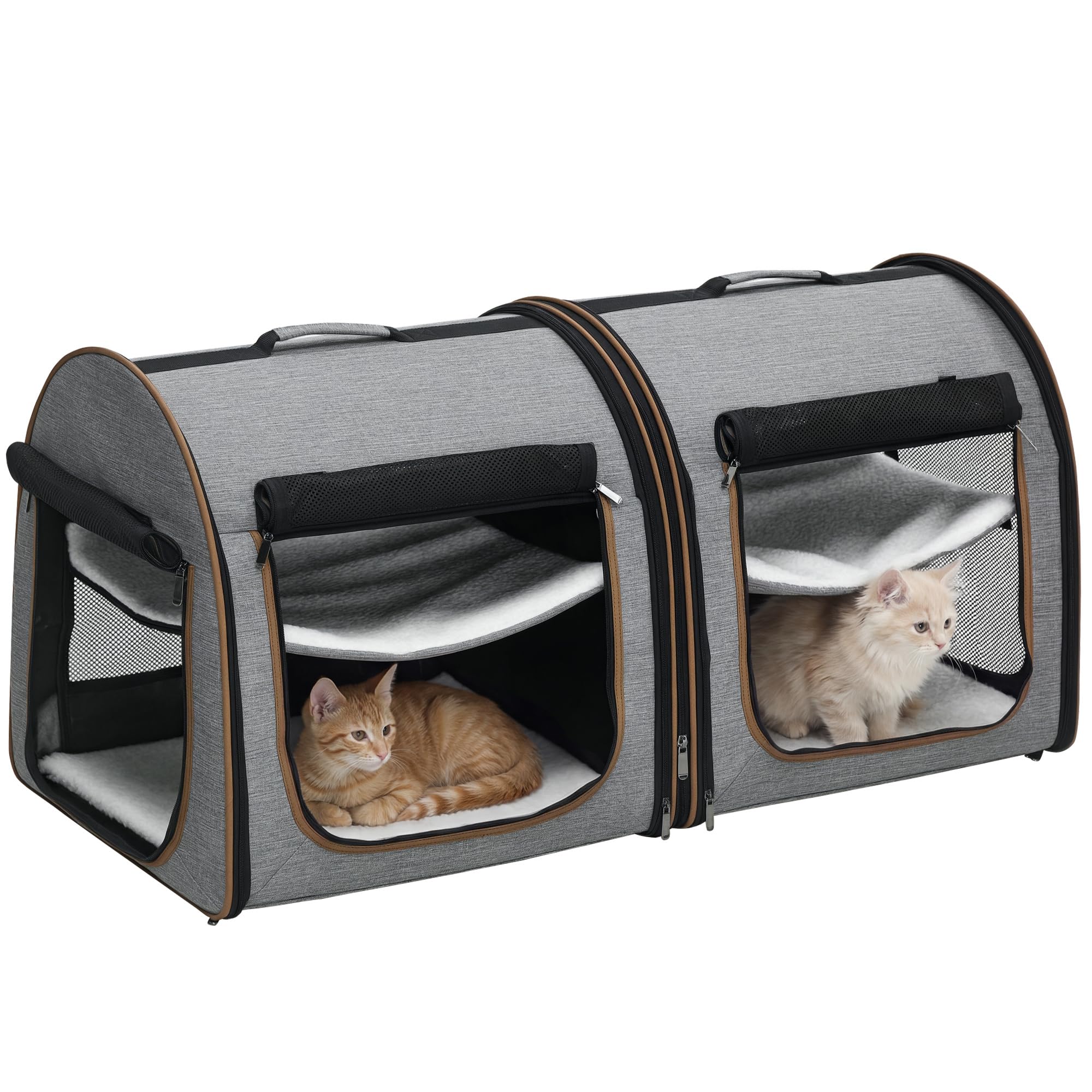 PawHut 39 Portable Soft-Sided Cat Carrier
