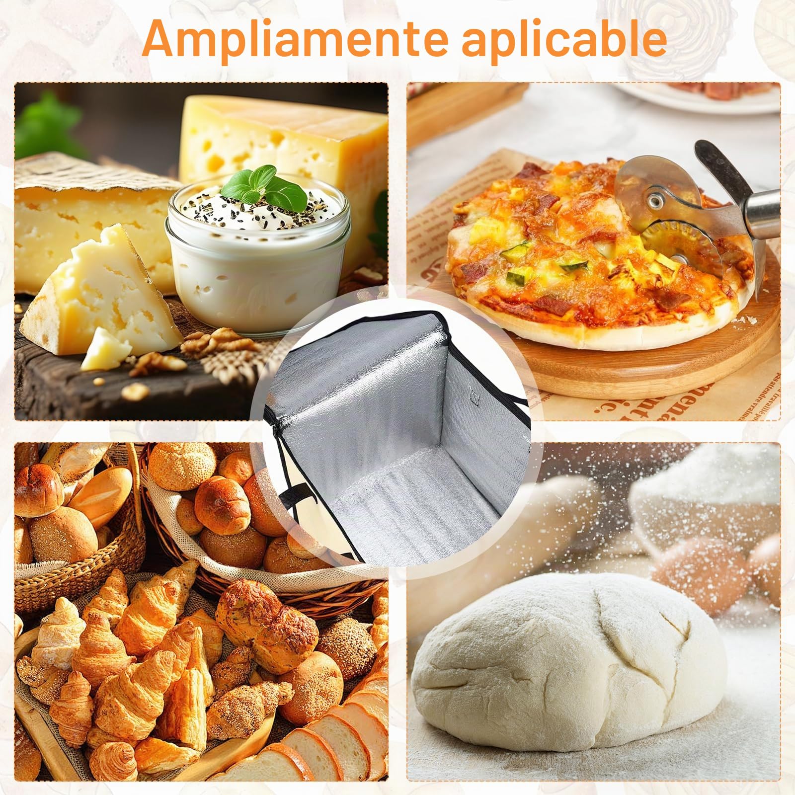 Fermentadora de Pan, Caja de Fermentación para Masa de Pan con Temperatura Ajustable, Temporizador y Calentador para Masa de Pan Casero y Yogur