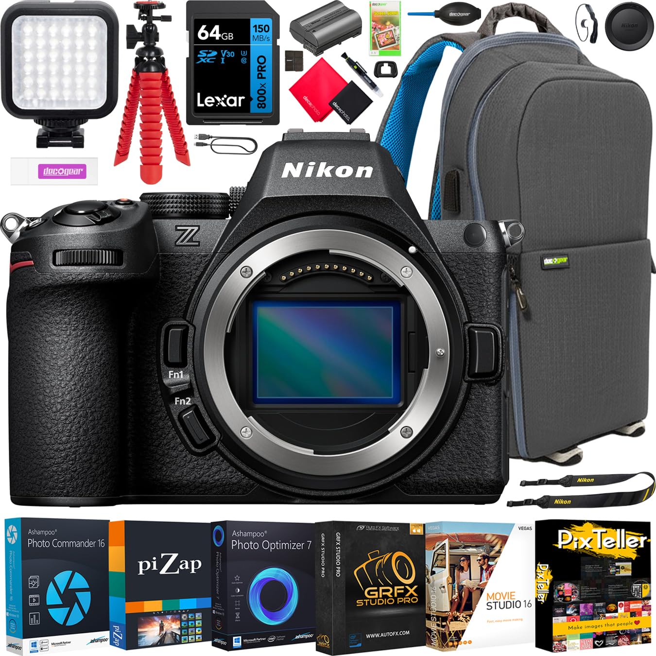 Amazon.com : Nikon Z5II FX Full Frame Mirrorless Camera Body 1680