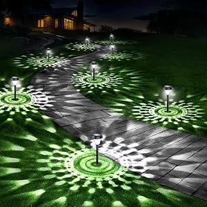 AUVERI LIFE solar pathway lights, 10 pack