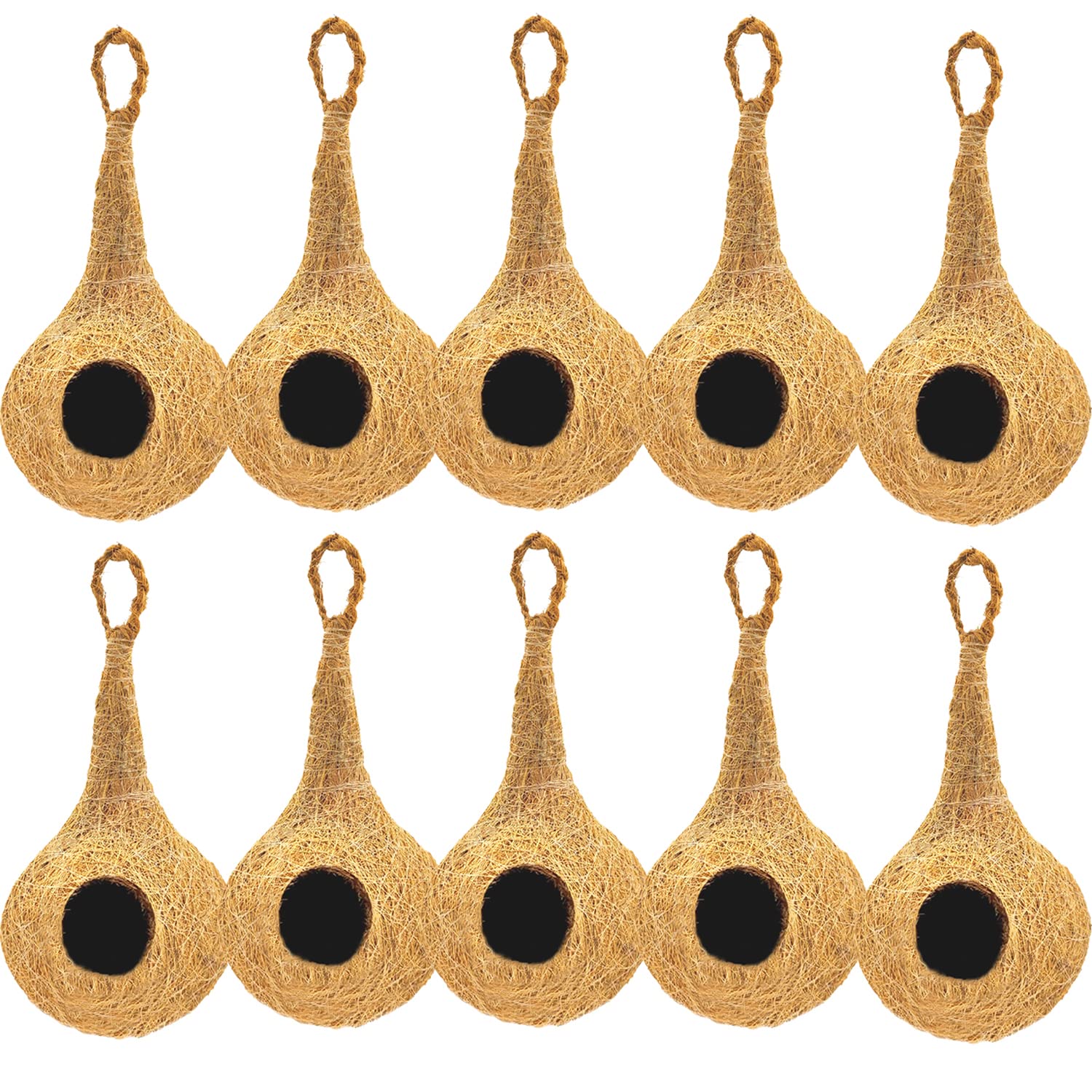 LIVEONCE Natural bhaya Bird nest for Cages and breeding for All Medium,Small Birds with self adheshive Hanging Hooks Pack of 10 (B0BTBXB5VD) Amazon Price History, Amazon Price Tracker