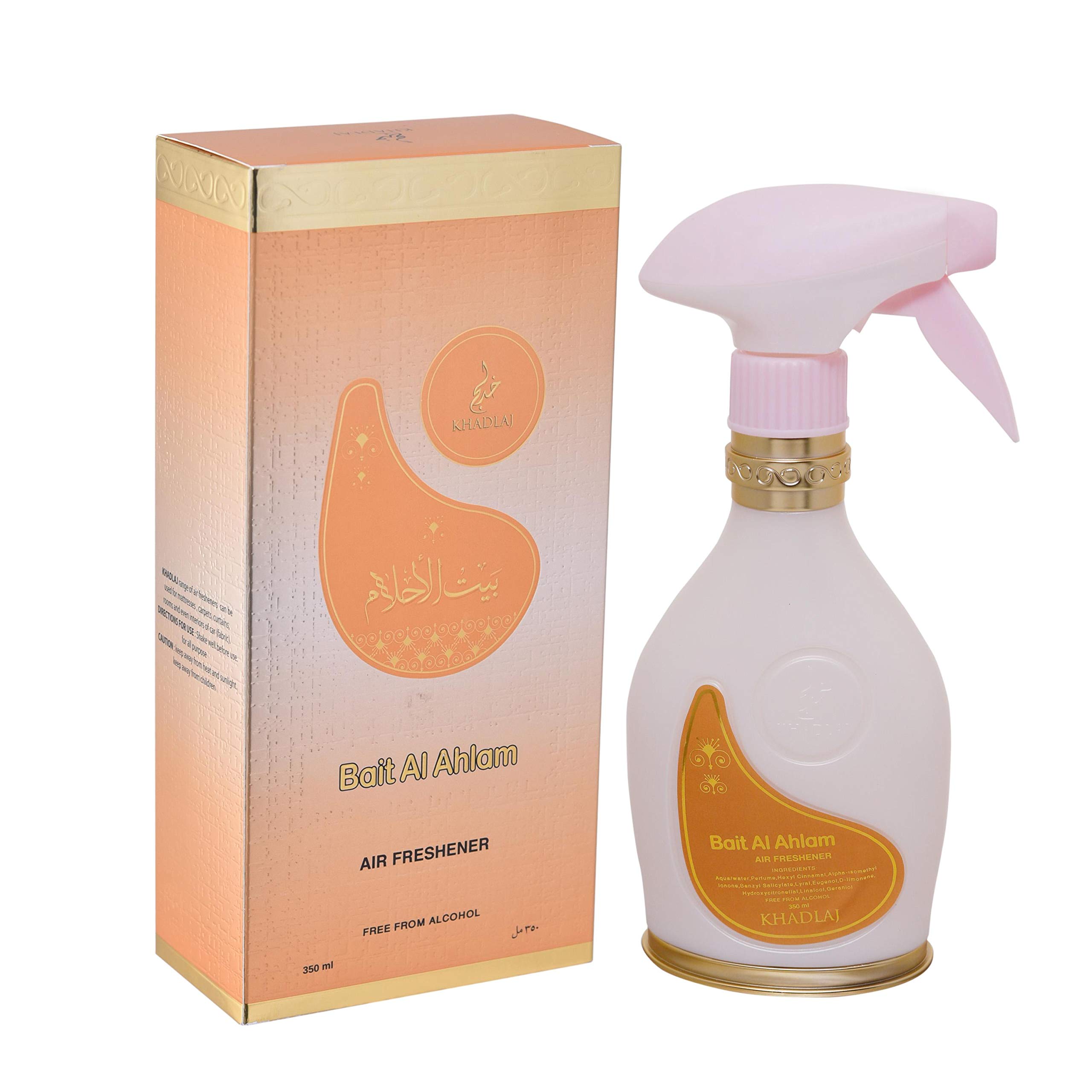 BAIT AL AHLAM Air Freshener by Khadlaj, Home Sprays 350ml