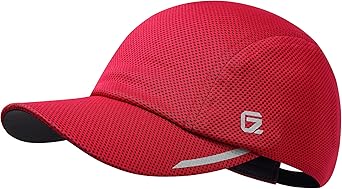 GADIEMKENSD Running Hat Performance Mesh Hat, Excellent Ventilation, Lightweight, Reflective Design, Anti-Glare