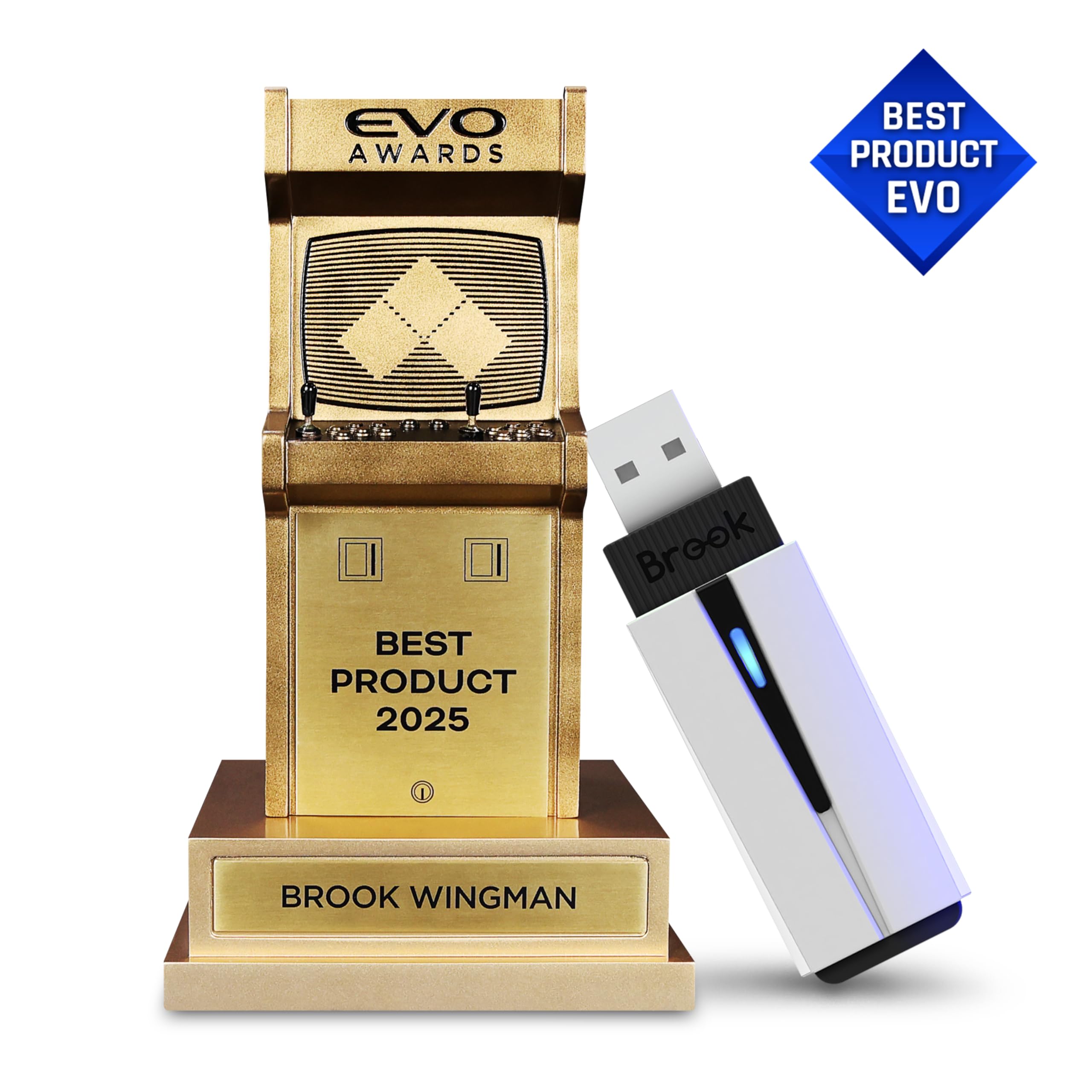 Brook Wingman P5 Convertitore Controller PC P5 P4 Wireless e Cablato Vibrazione Movimento Sei Assi Turbo Macro Remap Software Converter Center