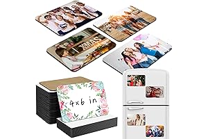 Flutesan 32 Pcs Large Sublimation Magnets Blanks 4 x 6 Inch Rectangle...