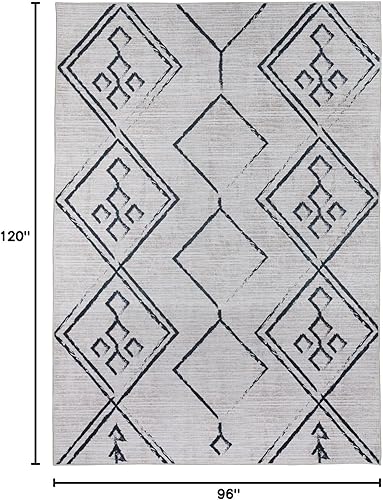 Miniatura 31 de Alfombra lavable a máquina con parte trasera antideslizante y resistente a las manchas, respetuosa con el medio ambiente, apta para familias y