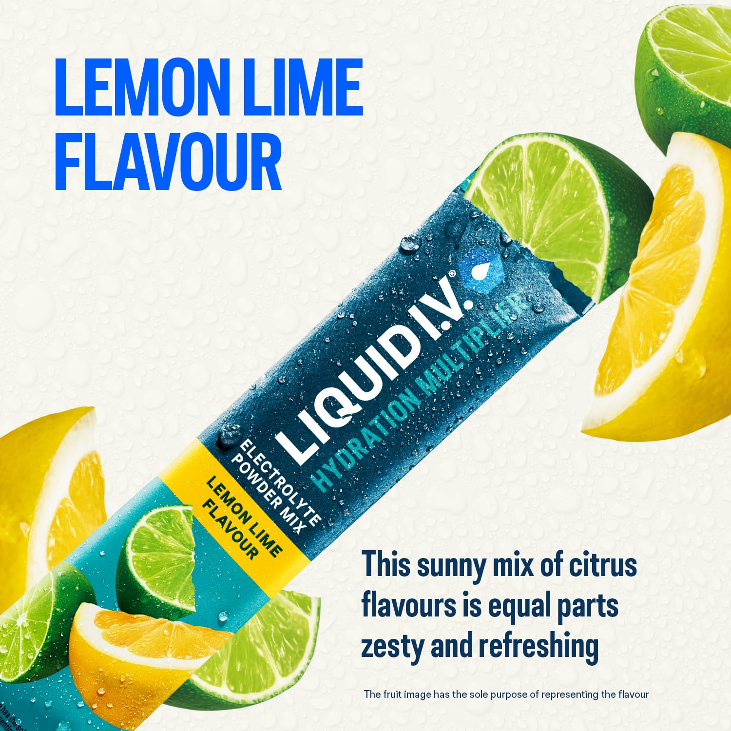 Liquid I.V. Hydration Multiplier Electrolyte Powder Mix, Lemon Lime Flavour, Electrolytes with 7 Vitamins & Minerals for Fast Hydration & Energy, Vegan and Gluten Free, 16 Sachet Sticks — view 6