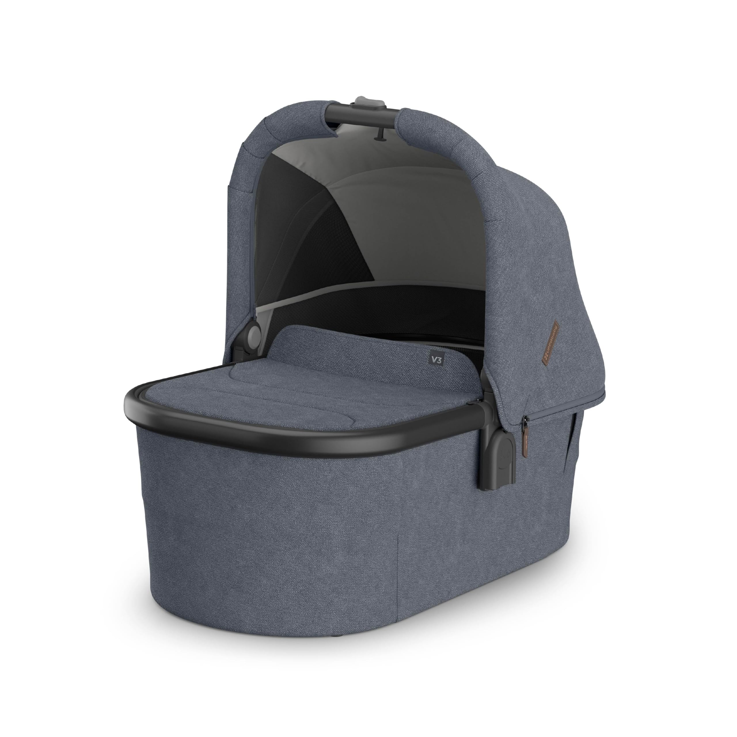 UPPAbaby Bassinet V3 - Compatible with Vista, Cruz, Ridge Strollers - Overnight Sleep Solution - Mattress, Sheet and Bug Shield Included - Julian (