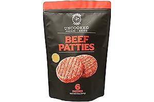 FOREVER FOODS Uncooked Freeze-Dried Beef Patties